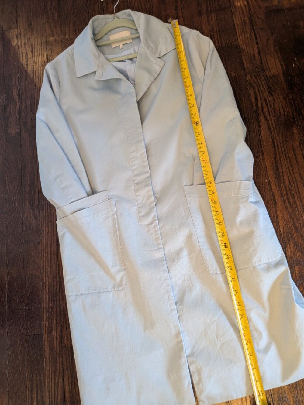Fresh Light Blue Oak & Fort Womens Spring Coat, Small